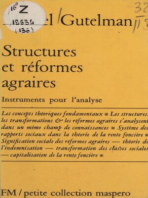 cover image of Structures et réformes agraires